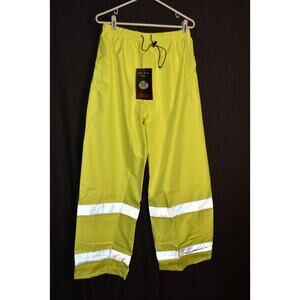 Tingley Vision P23122 Size XL Rubber Pants High Viz Rain Work Class E Type R 3